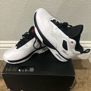 Jordan Black and White Sneakers